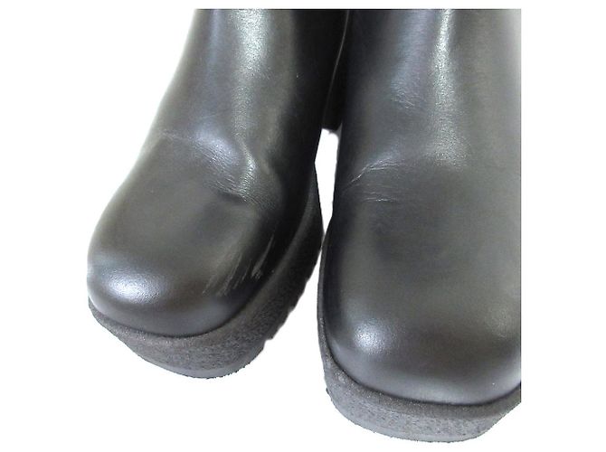 Botas Chelsea de piel Max Mara WEEKEND Negro - vista 15