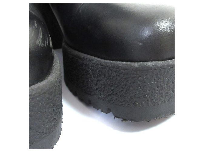Botas Chelsea de piel Max Mara WEEKEND Negro - vista 16