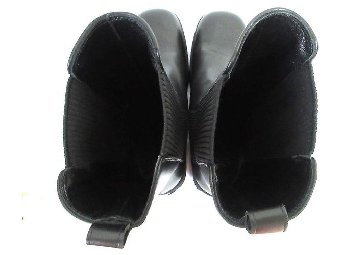 Botas Chelsea de piel Max Mara WEEKEND Negro - vista 4