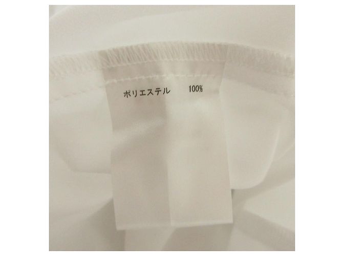 Autre Marque Vestido largo sin mangas Diagram Diagram Blanco - vista 10