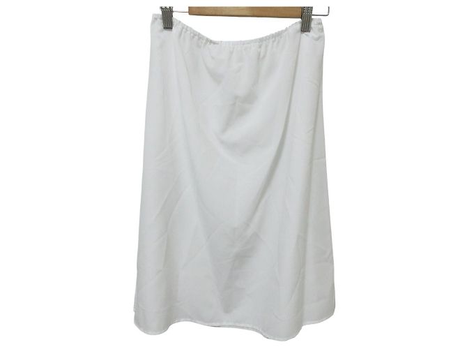 Autre Marque Vestido largo sin mangas Diagram Diagram Blanco - vista 5