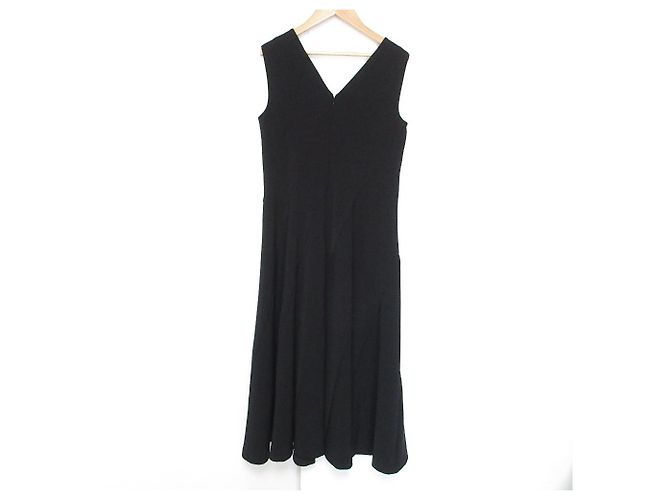 Autre Marque Vestido acampanado Diagram Escargot Negro - vista 2