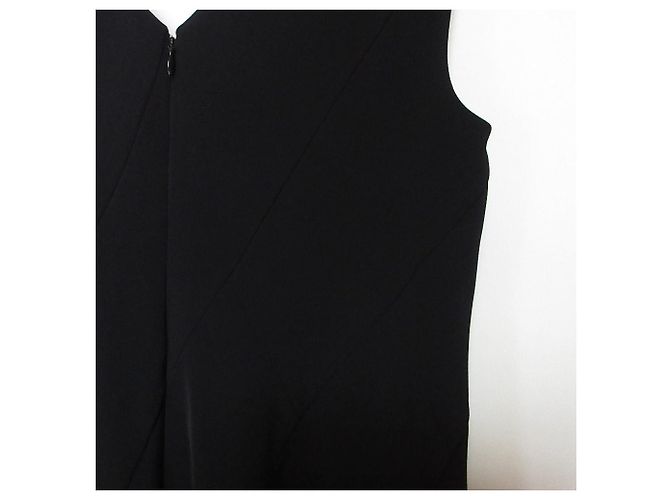 Autre Marque Vestido acampanado Diagram Escargot Negro - vista 3