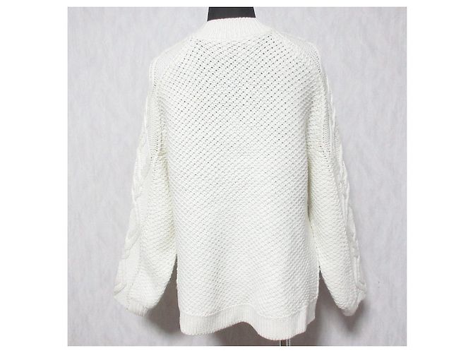 Autre Marque 3.1 Phillip Lim Wollstrickpullover Weiß - Ansicht 2