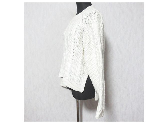 Autre Marque 3.1 Phillip Lim Wollstrickpullover Weiß - Ansicht 3