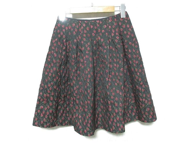 Autre Marque Falda de jacquard floral M'S GRACY Negro - vista 2