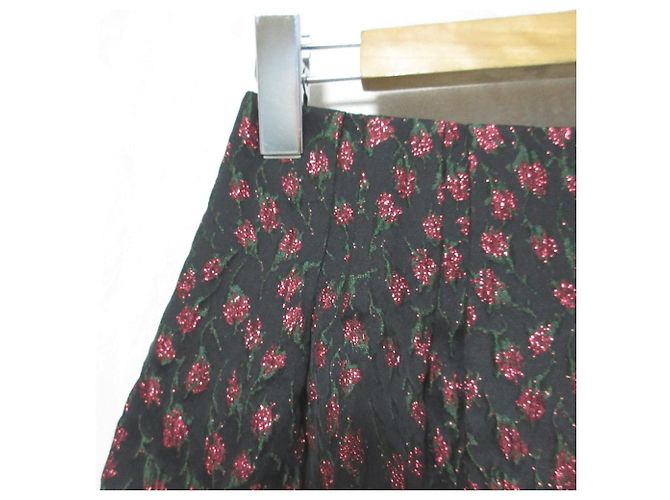 Autre Marque Falda de jacquard floral M'S GRACY Negro - vista 3