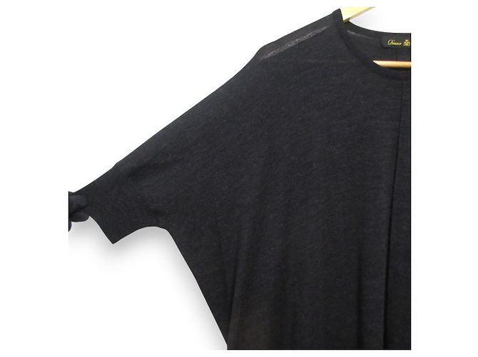 Autre Marque Drawer Strickkleid aus Wolle Schwarz - Ansicht 4
