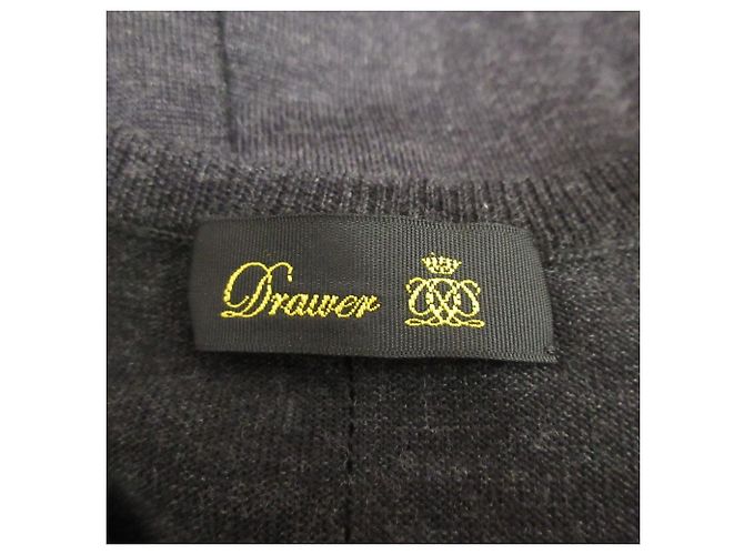 Autre Marque Drawer Strickkleid aus Wolle Schwarz - Ansicht 7