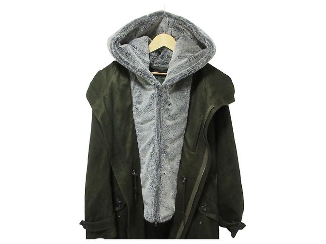 Autre Marque Abrigo TORNADO MART con forro de piel Verde Caqui - vista 6