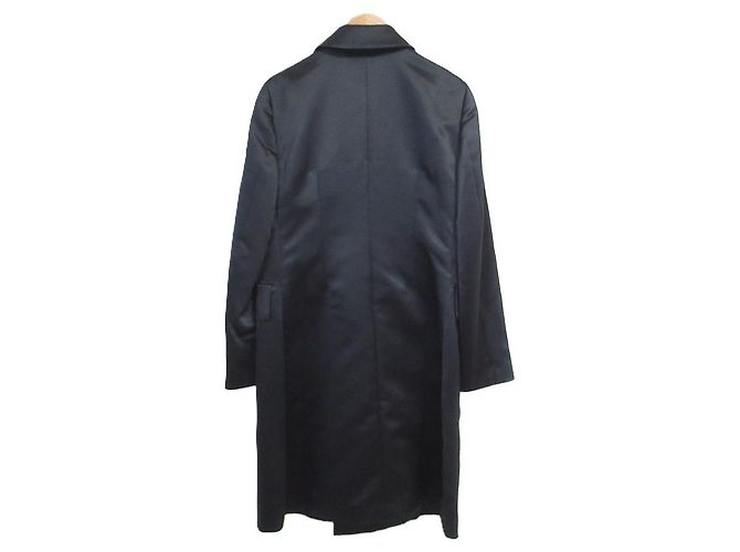 Autre Marque Comme des Garcons robe de chambre Satin Coat Negro - vista 2