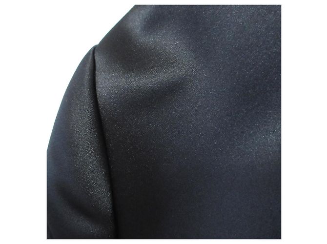 Autre Marque Comme des Garcons robe de chambre Satin Coat Negro - vista 3