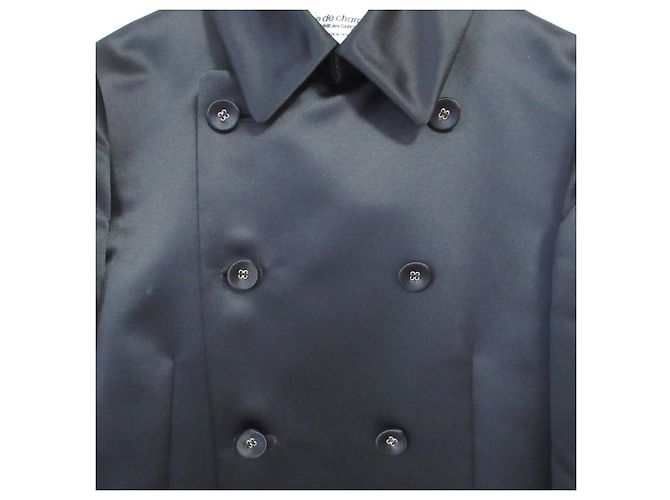 Autre Marque Comme des Garcons robe de chambre Satin Coat Negro - vista 6