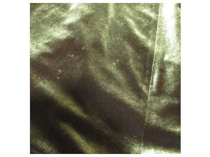 Autre Marque PAMEO POSE Velor Mandarin Mini Kleid Velor Kleid Grün Khaki - Ansicht 11