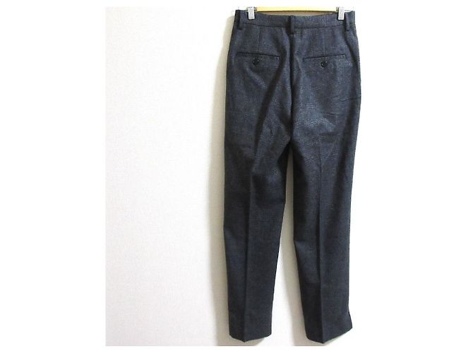 Autre Marque Pantalones de lana con estampado Glen Check COUTURE D’ADAM Castaño - vista 2