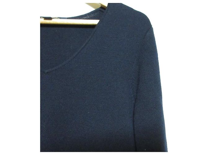 Autre Marque Brooks Brothers Strick-Ensemble mit 2 Wegen Blau Marineblau - Ansicht 6