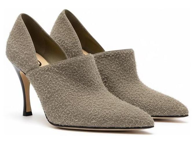 Loewe Stivaletti con tacco a spillo Beige - vista 2