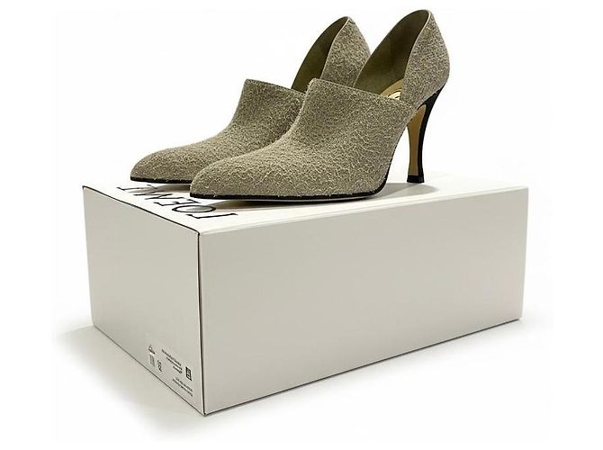 Loewe Stivaletti con tacco a spillo Beige - vista 8