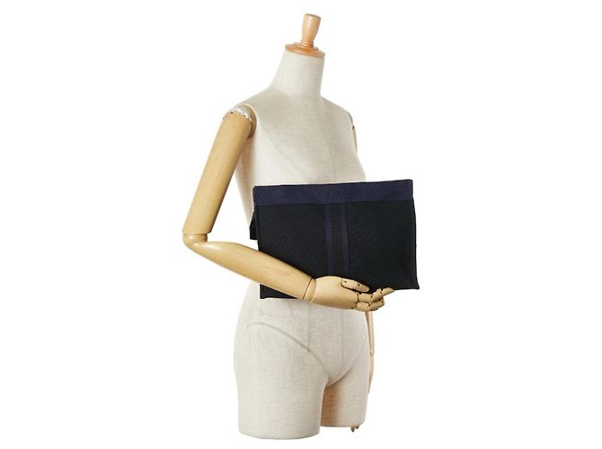 Hermès Clutch Fourre Tout Hermes Nero - vista 12