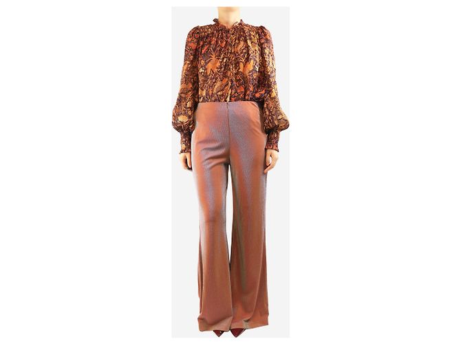 Missoni Pantalones de lurex marrón - talla L Castaño - vista 2