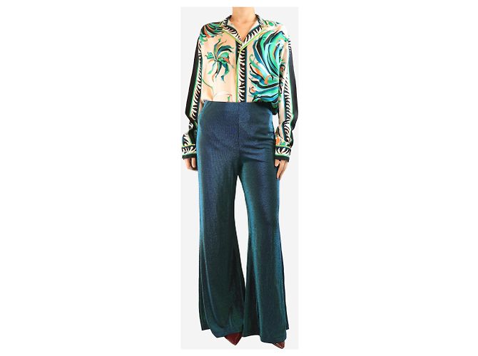 Missoni Grüne Lurex-Hose - Größe M - Ansicht 2