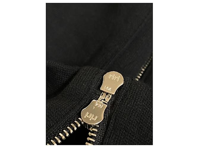 Chanel Astronaut Kapuzenpullover mit Reißverschluss Schwarz - Ansicht 9