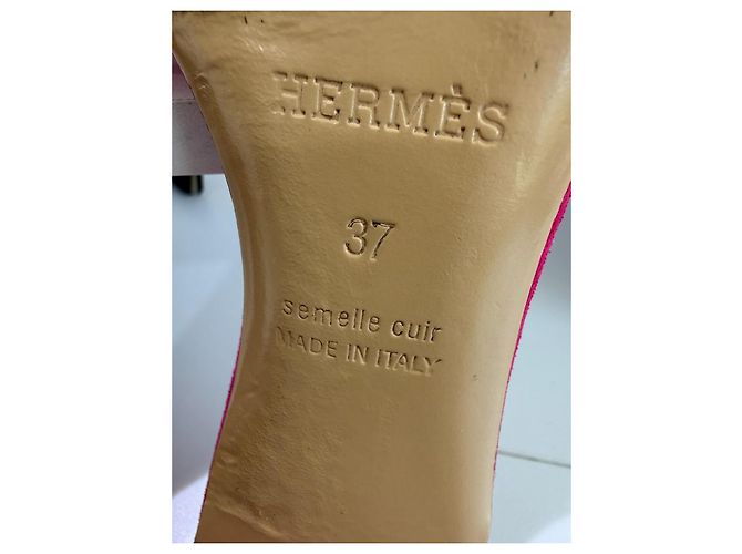 Hermès Oasis Rosa Veloursleder Pink - Ansicht 11
