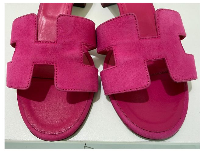 Hermès Oasis Rosa Veloursleder Pink - Ansicht 5