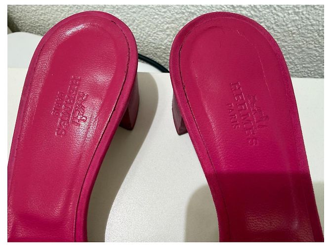 Hermès Oasis Rosa Veloursleder Pink - Ansicht 6