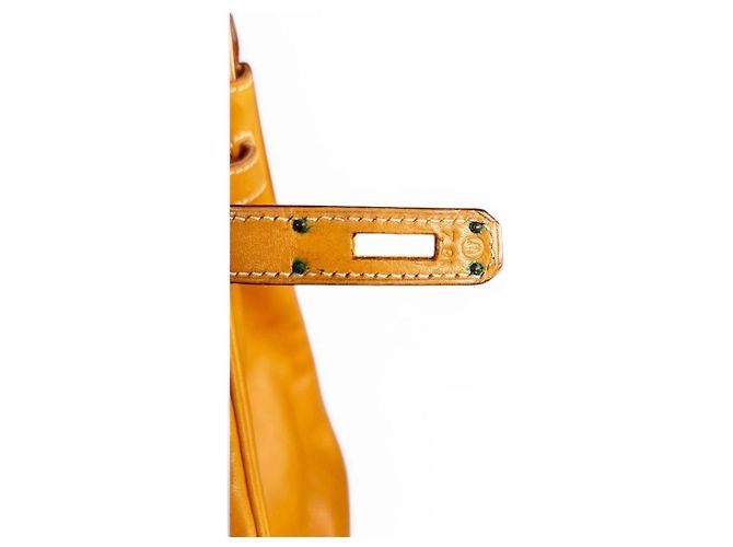 Hermès Birkin 40 Vache Naturelle Borsa Tan Marrone - vista 11
