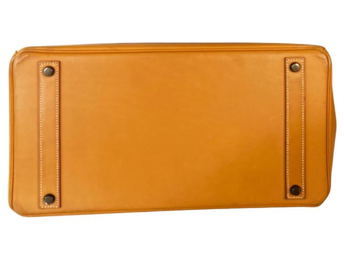Hermès Birkin 40 Vache Naturelle Borsa Tan Marrone - vista 4