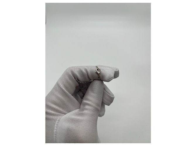 Collana Chanel Fil de Camélia in Platino e Diamanti Argento - vista 4