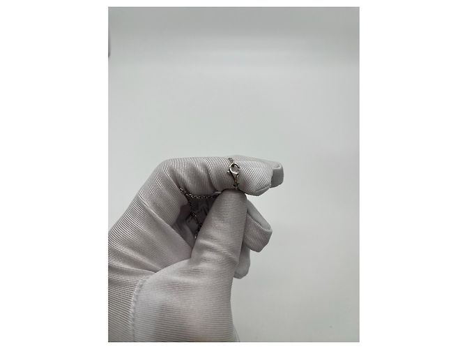 Collana Chanel Fil de Camélia in Platino e Diamanti Argento - vista 5