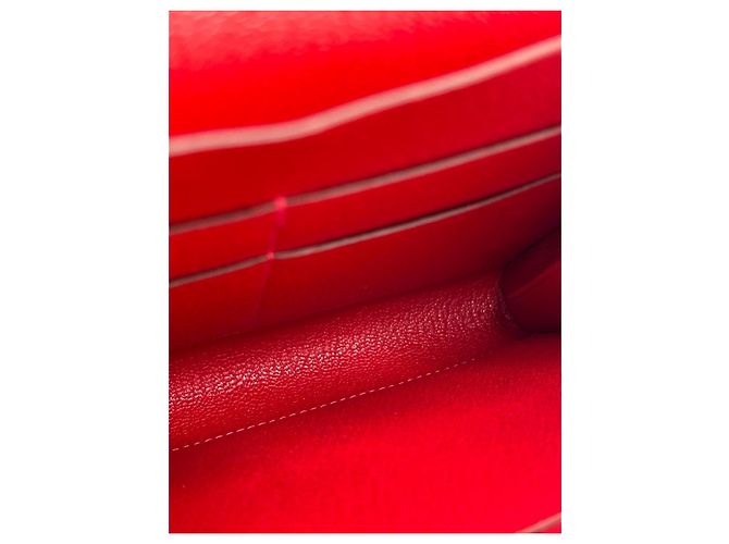 Cartera Hermès Love Hermes de cuero rojo Roja - vista 9