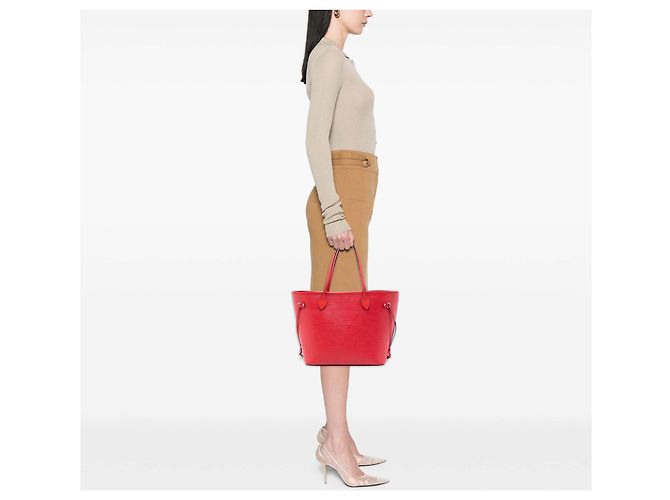 Louis Vuitton Neverfull MM Epi rosso - vista 6