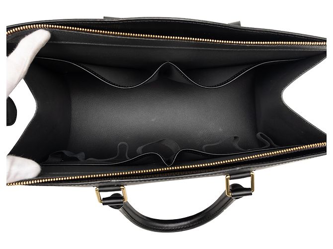 Louis Vuitton Black Epi Riviera Nero - vista 4