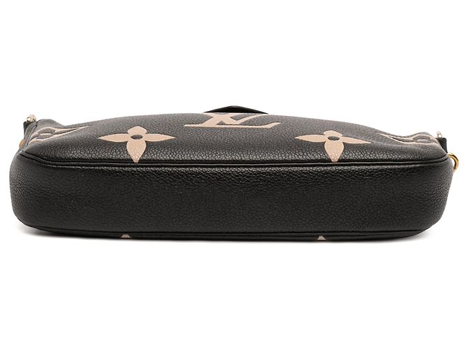 Louis Vuitton Multi Pochette Accessoires aus Empreinte Monogram Giant Leder zweifarbig schwarz - Ansicht 3