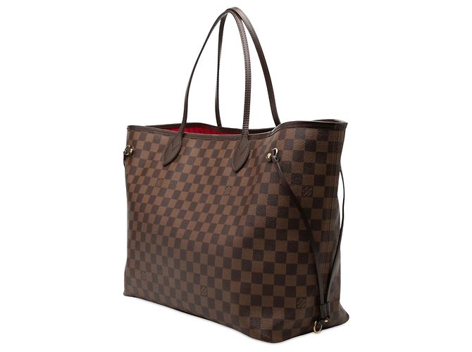 Louis Vuitton Marrone Damier Ebene Neverfull GM - vista 2