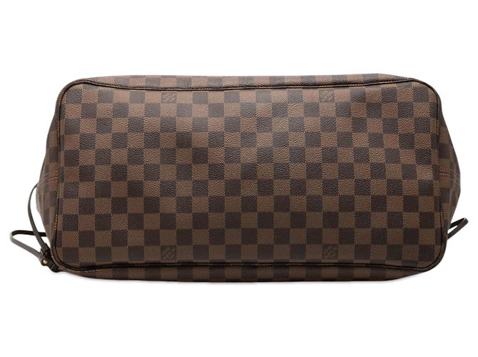Louis Vuitton Marrone Damier Ebene Neverfull GM - vista 3