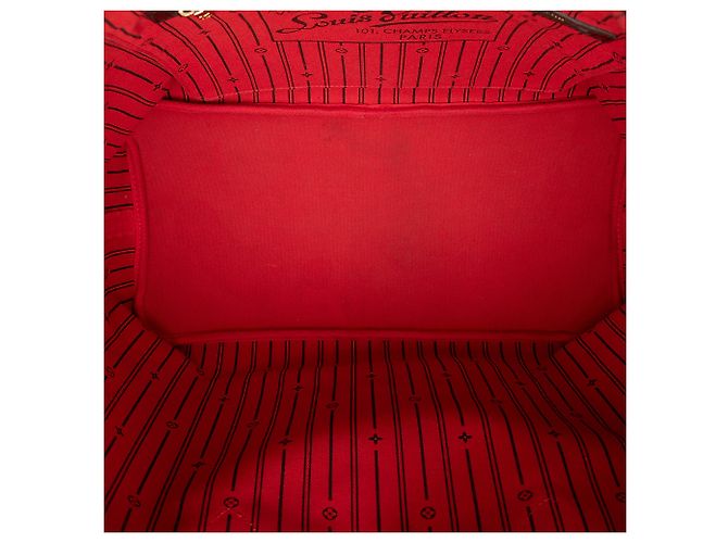 Louis Vuitton Marrone Damier Ebene Neverfull GM - vista 4
