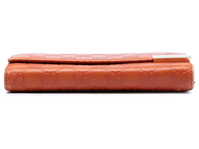 Portafoglio con catena Gucci Orange Guccissima Dice Arancione - vista 3