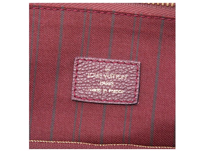 Louis Vuitton Red Monogram Empreinte Lumineuse GM Rosso Bordò - vista 5