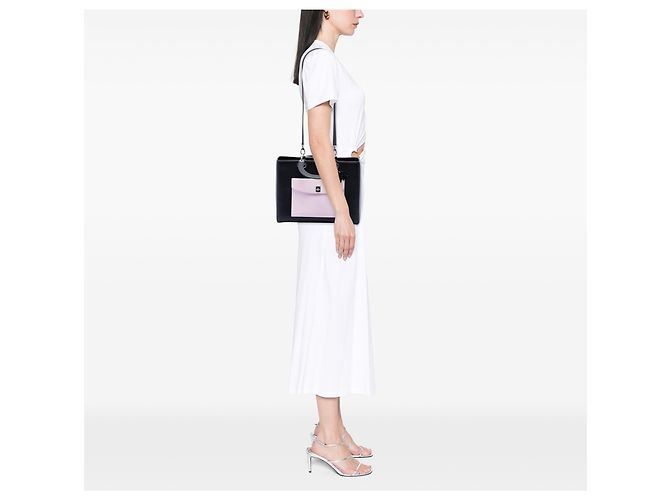 Tote Lady Dior grande in pelle di vitello nera Nero - vista 6
