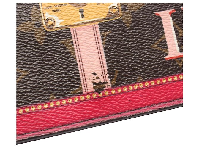 Pochette Weekend Summer Trunks Monogram Marrone Louis Vuitton - vista 9
