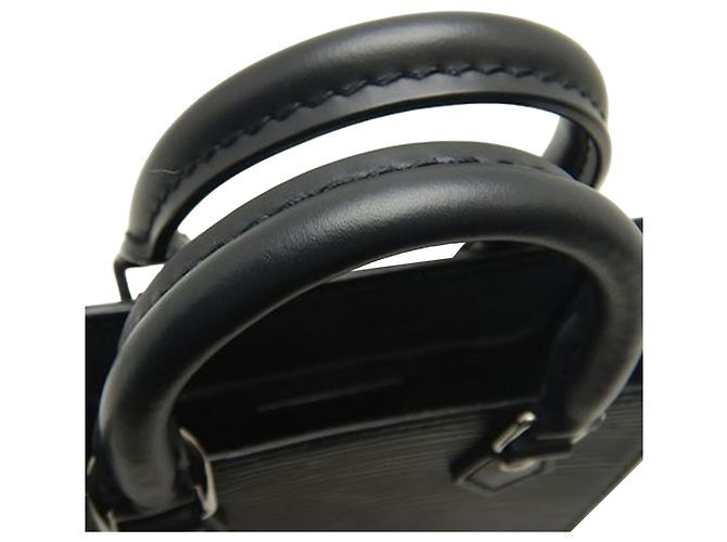 Louis Vuitton Petit Sac Plat in Epi nero - vista 16