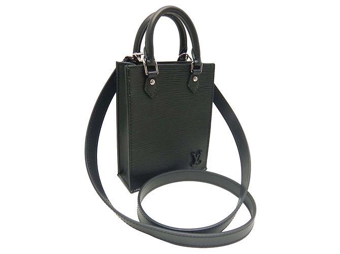 Louis Vuitton Petit Sac Plat in Epi nero - vista 2