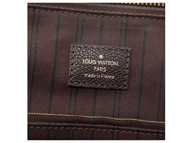 Louis Vuitton Marrone Monogram Empreinte Lumineuse PM Marrone scuro - vista 5