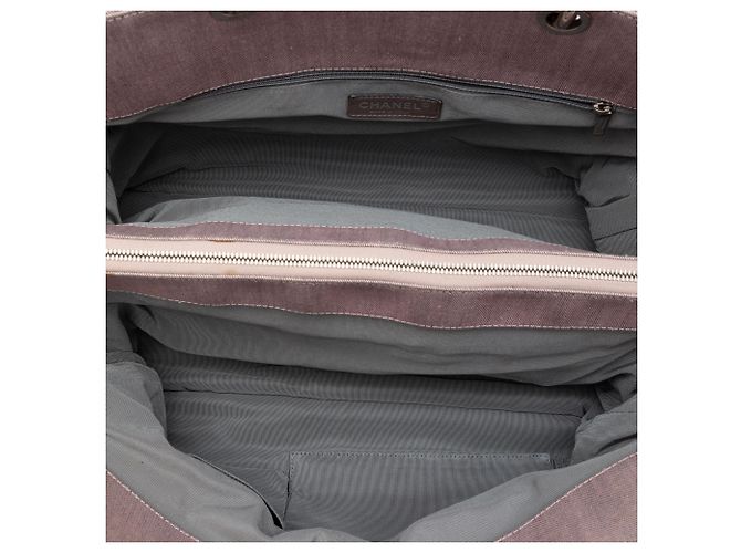 Chanel Pink Large CC gesteppter Denim Tote - Ansicht 4
