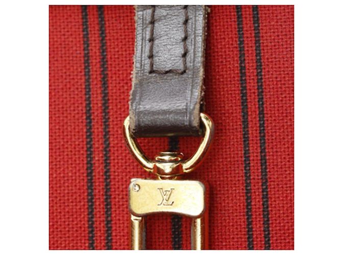 Louis Vuitton Marrone Damier Ebene Neverfull MM - vista 10