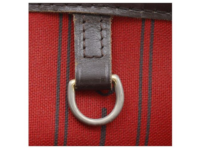 Louis Vuitton Marrone Damier Ebene Neverfull MM - vista 11